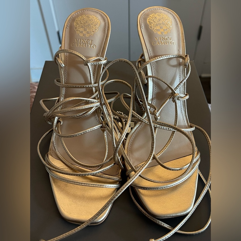 Vintage Vince Camuto Strappy Heels